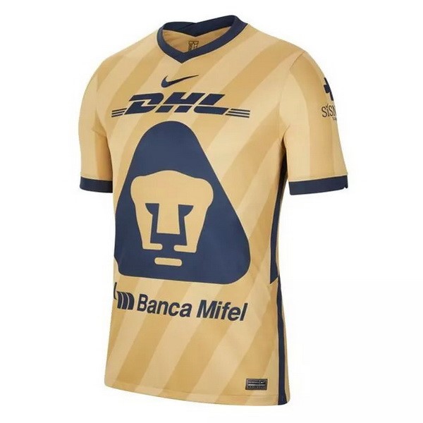 Tailandia Camiseta UNAM Pumas Tercera Equipación 2020-2021 Amarillo